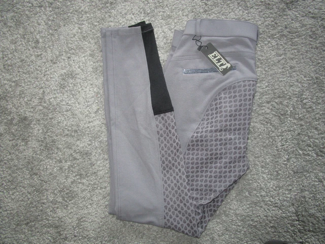 Riding trousers Waldhausen ELT women's size 38 full trim Ava gray full grip grip