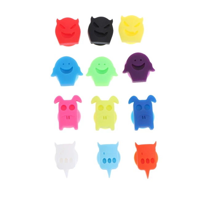 12 pz pennarello cocktail identificatore bicchiere da bere tazza in silicone