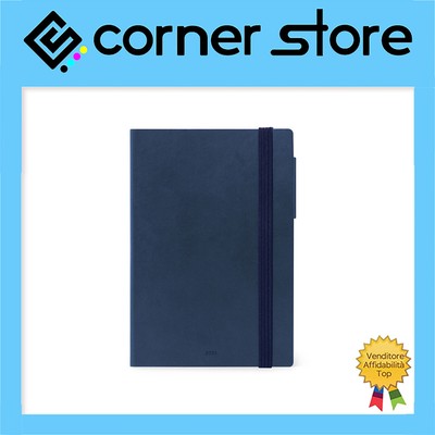 Agenda Giornaliera 2023 Tascabile con Elastico-9,5x13,5 Blue Blu Agenda Legami 