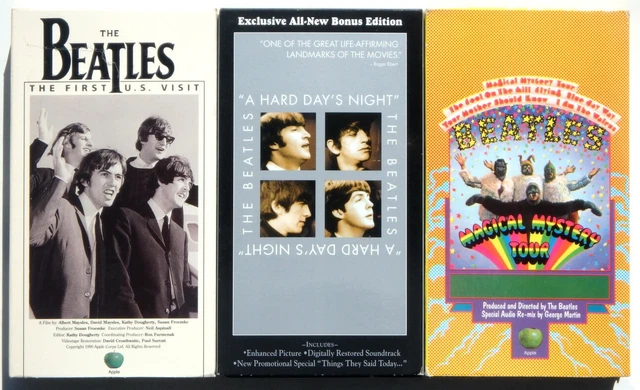 BEATLES MUSIC VHS Stereo 119min Rock & Roll Live Concert