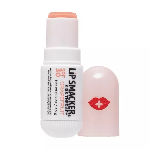 Lip Smacker kiss Therapy Sunscreen SPF 30 Lip Balm-Grapefruit: 0.12oz/3.5gm