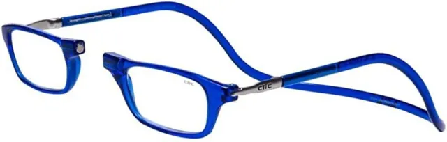 CliC Magnetic Reading Glasses, Computer Readers, Replaceable Lens, Adjustable Te