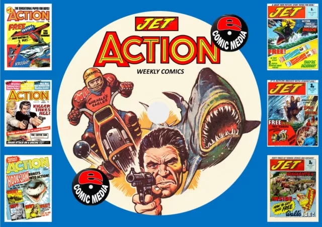 Action & Jet UK Comics On PC DVD Rom (CBR Format)