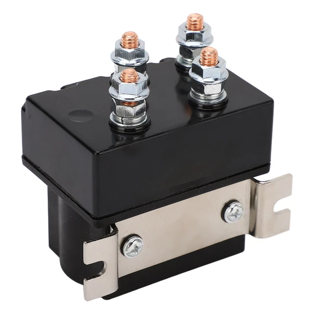 Relais De Treuil électrique 250A 12VDC Contact En Cuivre Bobine De Laiton