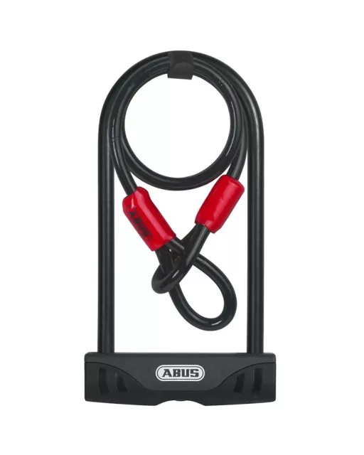 Abus Facilo 32/150HB230 + Ush + Cobra 10/120 Candado de Arco Con Cable, Negro (2