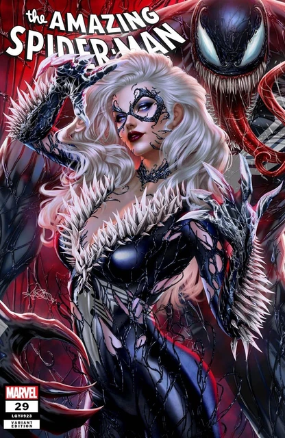 AMAZING SPIDERMAN 29 ARIEL DIAZ VARIANT NM VENOMIZED vol 6 2023