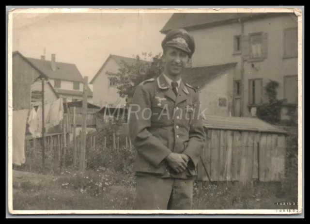 Foto, WK2, Offizier der Luftwaffe im Portrait, 5026-1344#