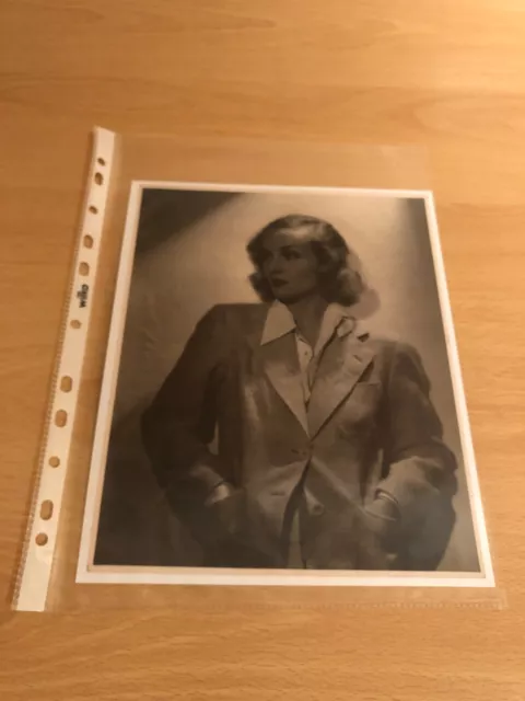CAROLE LOMBARD 10 x 8 Inch Autographed Photo - High Quality Copy Of Original (a)