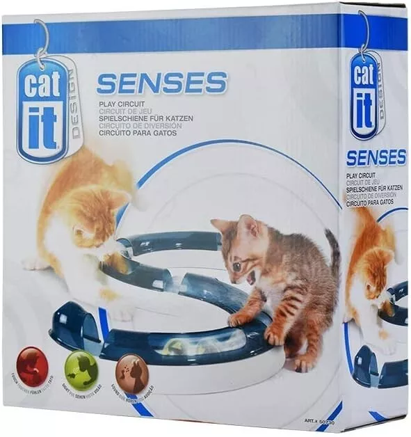 Circuit de Jeu Billes Interactif Play Jouet Pour Chats Cat It Sense Design Neuf.