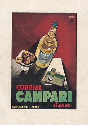 Y1623 Cordial Campari Liquor, Pubblicità, 1940 advertising