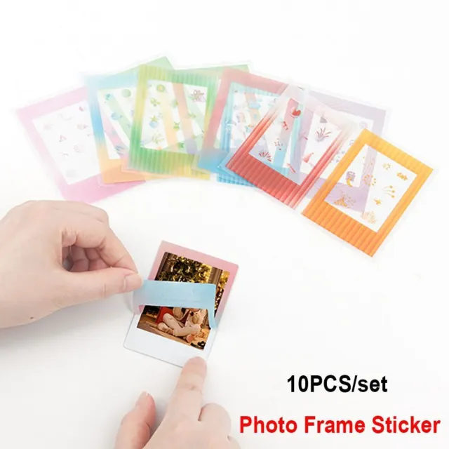 10pcs/set Instant Camera Decorative Decals for Fujifilm/Polaroid