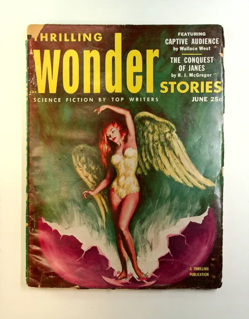 Thrilling Wonder Stories Pulp Jun 1953 Vol. 42 #2 GD/VG 3.0