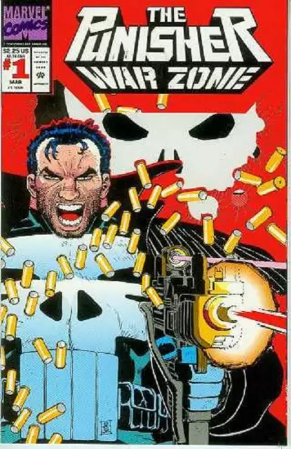 Punisher War Zone # 1 (John Romita jr.) (40 pages) (USA, 1992)
