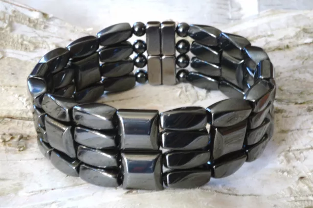 100% Magnetic Hematite Bracelet Anklet Magnetic Clasp Super Strong