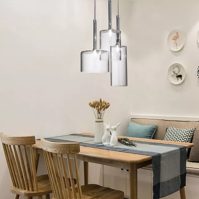 Modern 3-Head Ceiling Hanging Light Pendant Lamp Chandelier Fixture Dining Room