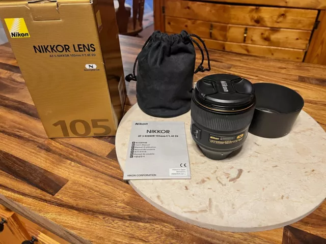 Nikon AF-S NIKKOR 105mm F/1.4E ED / Prime Lens