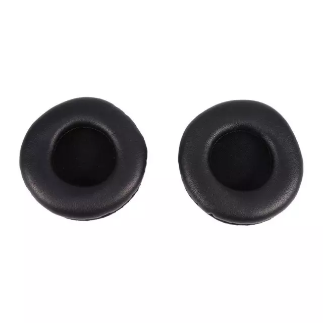 Oreillettes 75mm 1 paire de coussinets d'oreille Coussin en cuir PU pour casque