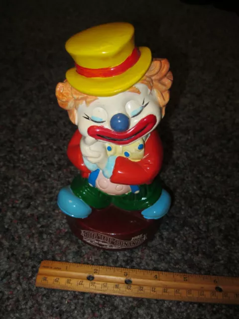 Del Monte Advertising Clown Bank 1985 Big Top Bonanza missing plug used