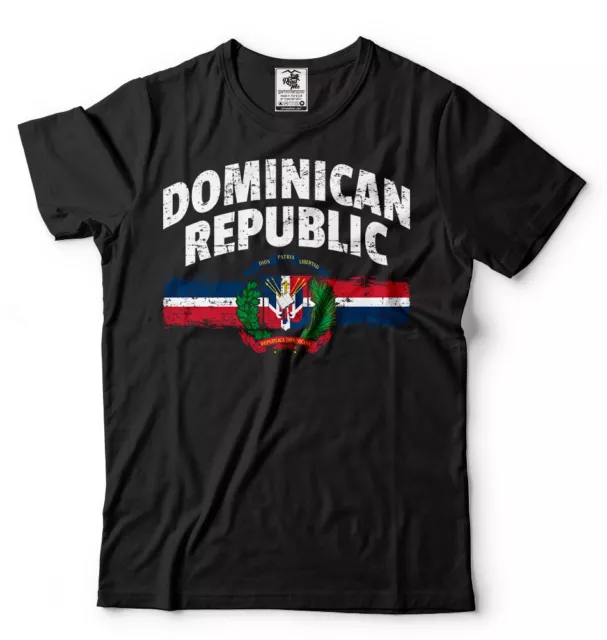 Dominican Republic Pride Country Flag Patriotic T-shirt República Dominicana Tee
