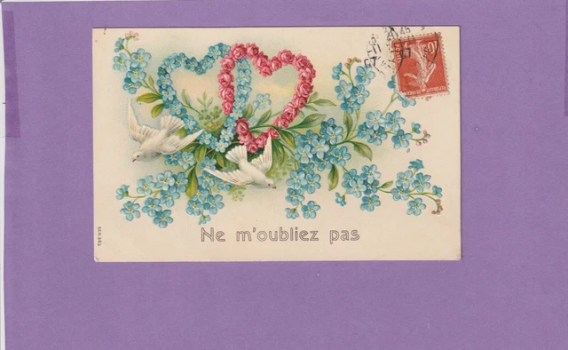 CPA Fantaisie Gaufrée Ancienne - Enfant Et Poule - France Années 1900
