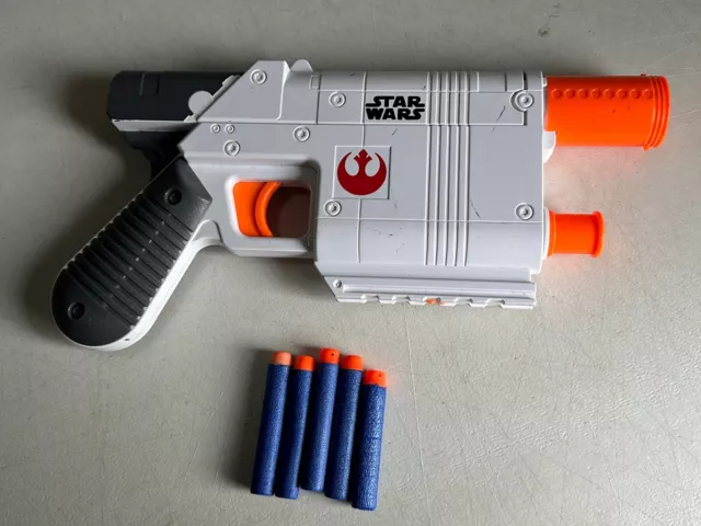 Nerf Star Wars The Force Awakens Rey Jakku Blaster Gun Ray + Bullets