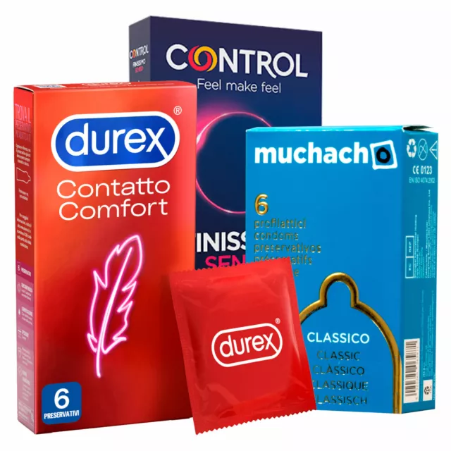 Preservativi Durex Control Esp Muchacho Pasante Scelta Profilattici in Scatola