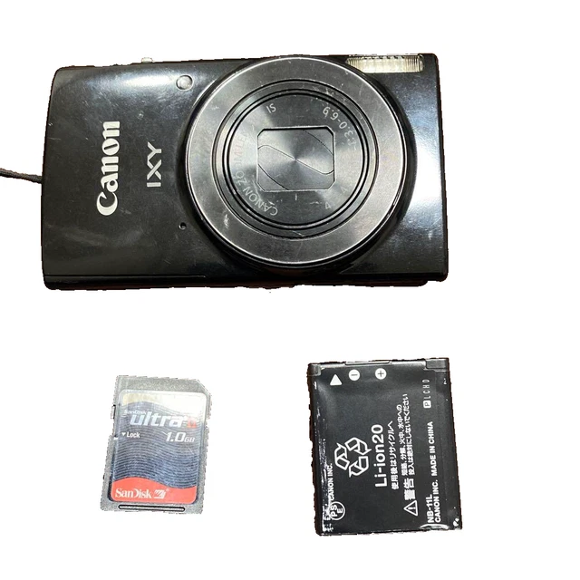 Canon IXY 190 ブラック 宅内ストック品、使用歴極少　SD16GB Amazon | Canon デジタルカメラ IXY 190 ブラック 光学10倍