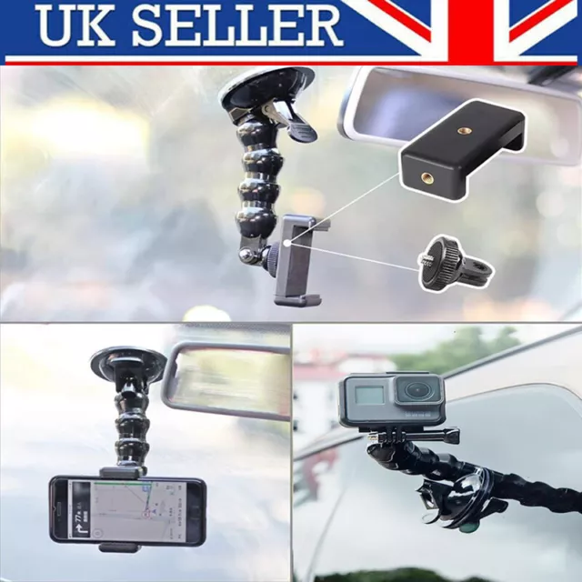 Universal Car Windshield Suction Cup Mount Holder for Camera Action Cam UK