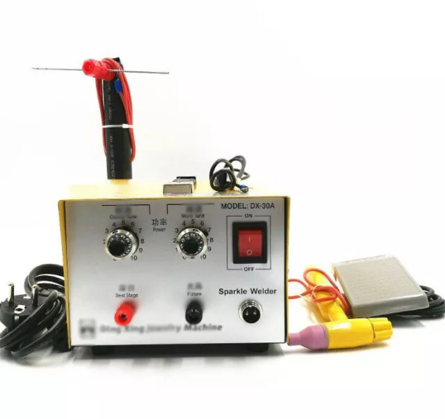 220V 200W Pulse Sparkle Spot Welder Gold Silver Platinum Jewelry Welding Machine