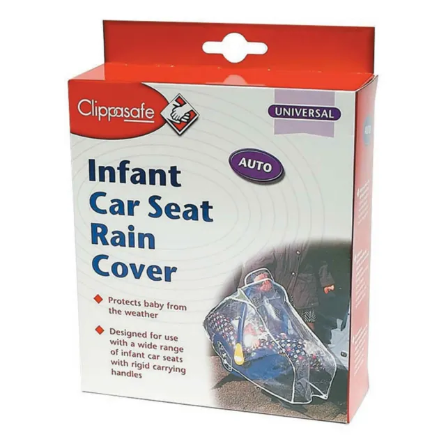 Clippasafe Universal Infant/Baby/Toddler Car Seat Rain Cover/Protector