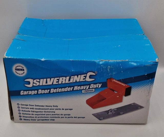 Cerradura de puerta de garaje sistema de seguridad defensor resistente rojo