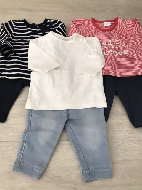 Baby Girl Leggings And Tops Bundle Aged 0-3 Months (Gp03)