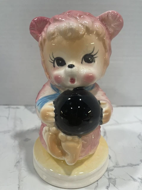Vintage Kitschy Bear Piggy Bank
