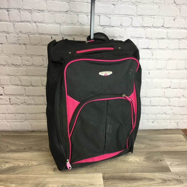 Borderline Soft Sided Cabin Approved Hand Luggage Suitcase Extendable Handle Bag