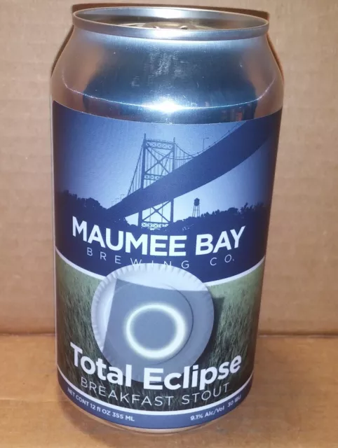 Total Eclipse Breakfast Stout 12oz beer can Maumee Bay Brewing