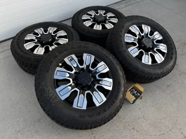 2024! Black 20" Gmc Sierra Denali Hd 2500 3500 Oem Wheels Tires Lugs Tpms ✅