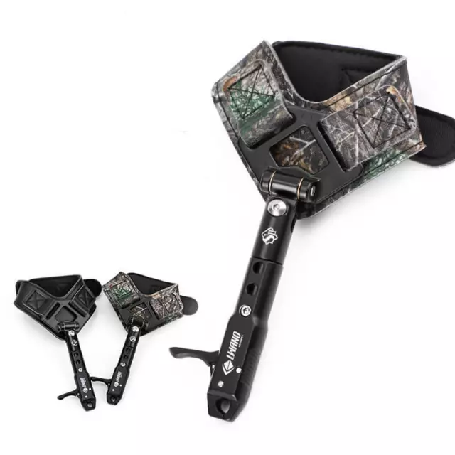 Adjustable Archery Caliper Release Aids Wrist Strap Trigger Compound Bow Hunting