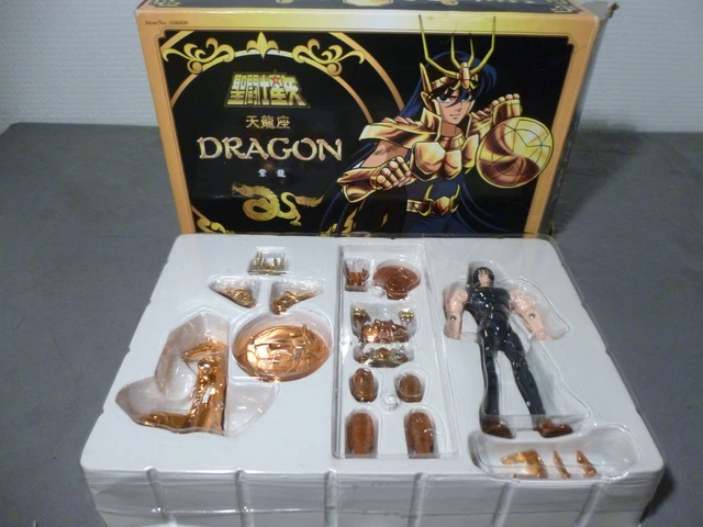 Chevalier du zodiaque, Saint Seiya, BANDAI 2001, DRAGON OR V2 100% COMPLET