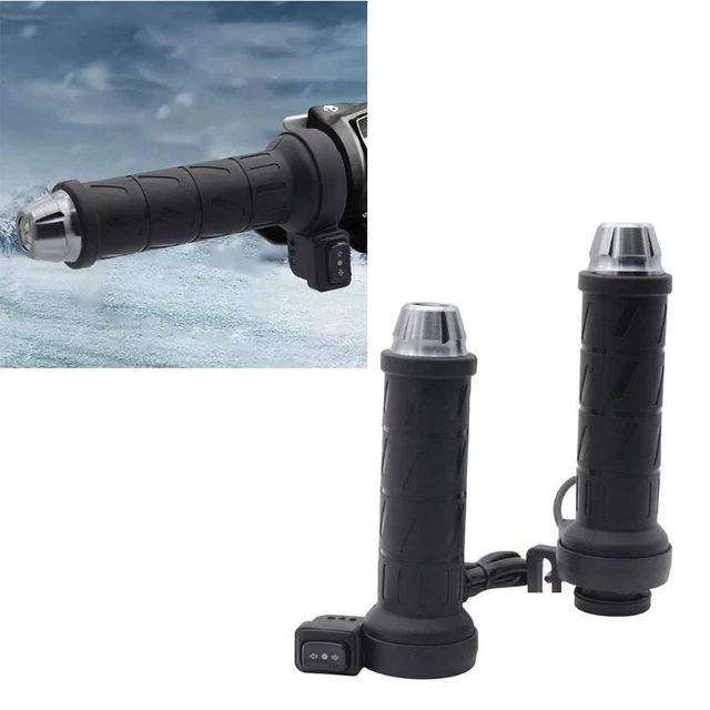 Motorcycle Handlebar Electric Hot Heated Grips 12V 22mm Winter Warm Handlebar