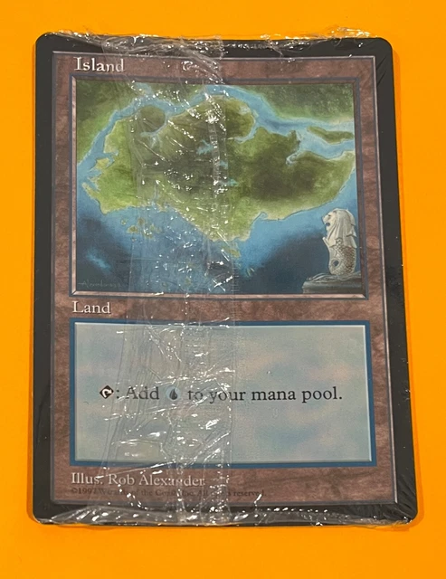 MTG - APAC lands set sealed 'clear' RARE pack of 5. Ultra