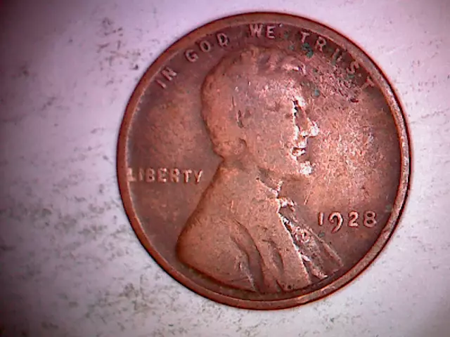 1925 1926 1928 1930 S 1934 1937 Old Lincoln Wheat Head Pennies Circulated. F7P 5