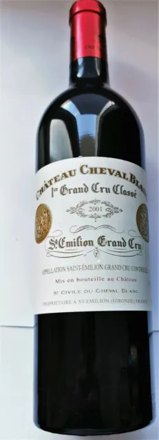 Chateau Cheval Blanc 1Er Grand Cru Classe 2001 Vin De Bordeaux