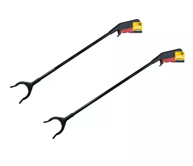 2X Pickup Sticks Long Reach Grabber Litter Picker Helping Handheld Tool Aid 67cm
