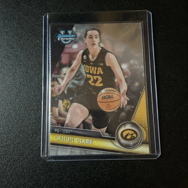 CAITLIN CLARK BASE Card 2025 Bowman Chrome U Basketball 34 Iowa