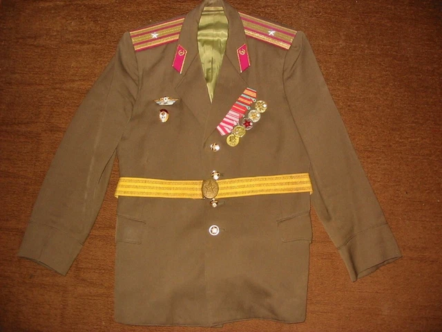 Soviet Russian Jacket Officer Parade 1960s Uniform Military Army USSR