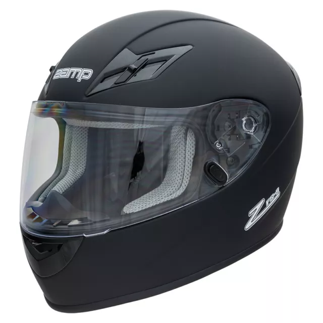 Zamp Helmet H75903FL; FS-9 Large Full Face Matte Black Snell M2020D & DOT