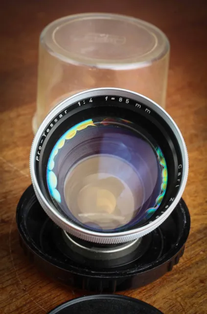 Carl Zeiss Pro-Tessar 85 mm f/4 lens for Contaflex