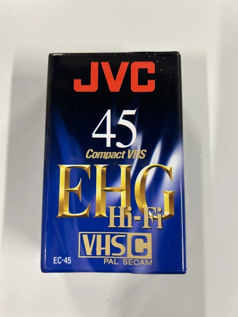 JVC EHG HI-FI VHS-C Compact VHS Video Tape Casette sealed £8.72 ...