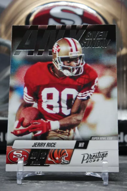 Prestige Football 2022 Any given Sunday Jerry Rice No.2 San Francisco 49ers