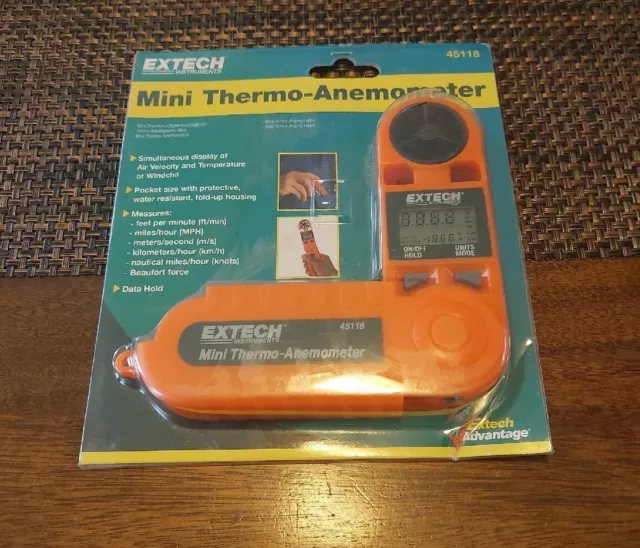 Extech 45118 Mini Thermo Anemometer (Brand New)